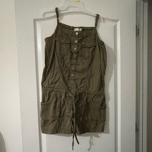 Military green short jumpsuit!
